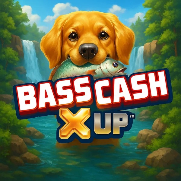 Bass Cash X UP logo by Alchemy Gaming at Pribet CasinoBass Cash X UP