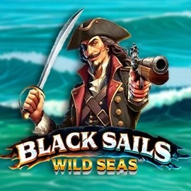 Black Sails Wild Seas slot logo by Infinity Dragon Studios at Pribet CasinoBlack Sails Wild Seas