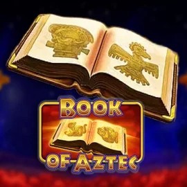 Book of Aztec slot logo by Amatic Industries at Pribet CasinoBook of Aztec