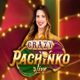 Official Live Casino logo: Crazy Pachinko by Evolution at Pribet Casino