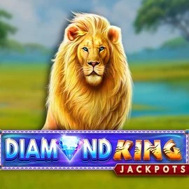 Jackpots logo of Diamond King Jackpots from SpinPlay Games at Pribet Casino