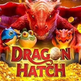 Dragon Hatch slot logo by PG Soft at Pribet CasinoDragon Hatch