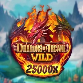 Logo of Dragons of Arcane Wild from Foxium at Pribet Casino