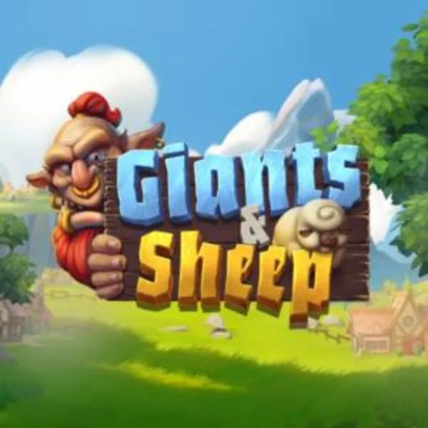 Logo of Giants and Sheep from Relax Gaming at Pribet Casino