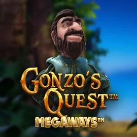 Gonzo's Quest Megaways logo by Red Tiger Gaming at Pribet CasinoGonzo's Quest Megaways