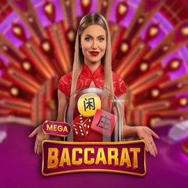 Live Casino logo of Mega Baccarat from Pragmatic Play at Pribet Casino