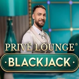 Privé Lounge Blackjack slot logo by Pragmatic Play at Pribet Casino
