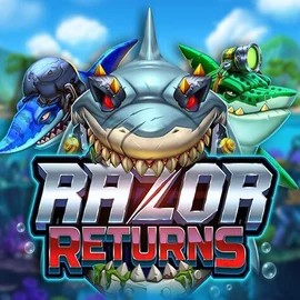 Razor Returns logo by Push Gaming at Pribet CasinoRazor Returns